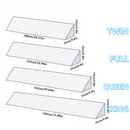 Adjustable Bed Wedge Pillow – Mattress Gap Filler for Headboard & Wall, 0–7" Space Solution, Comfortable Backrest Support Pillow for Bed