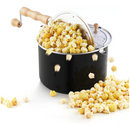 Classic 6-Quart Aluminum Stovetop Popcorn Maker with Hand Crank – Durable Popper Pot for Fresh Homemade Popcorn