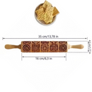 Engraved Wooden Cookie Roller | Christmas & Holiday Baking Essential