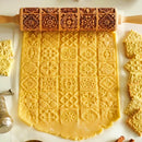 Engraved Wooden Cookie Roller | Christmas & Holiday Baking Essential