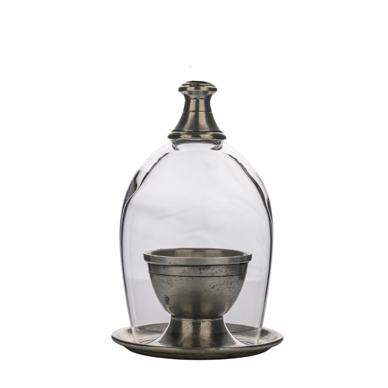 Egg Cup with Glass Cloche - Website Exclusive