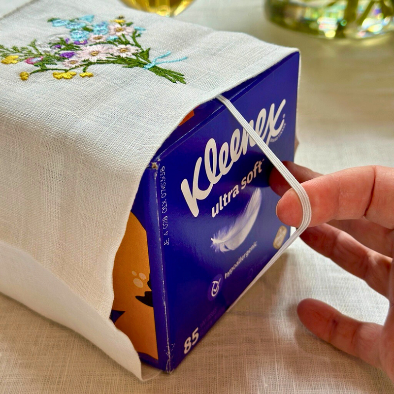 Wildflower Bouquet Tissue Box Cover