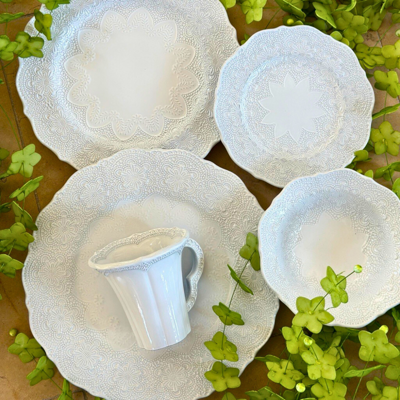 Merletto White Charger