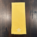Floral Pumpkin Linen Towel