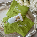 Cheers Linen Cocktail Napkin Set