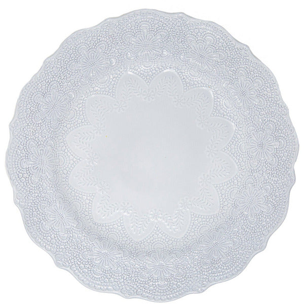 Merletto White Dinner Plate