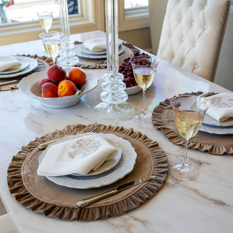 Merletto White Dinner Plate