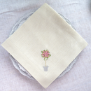 Pink Topiary Large Napkin