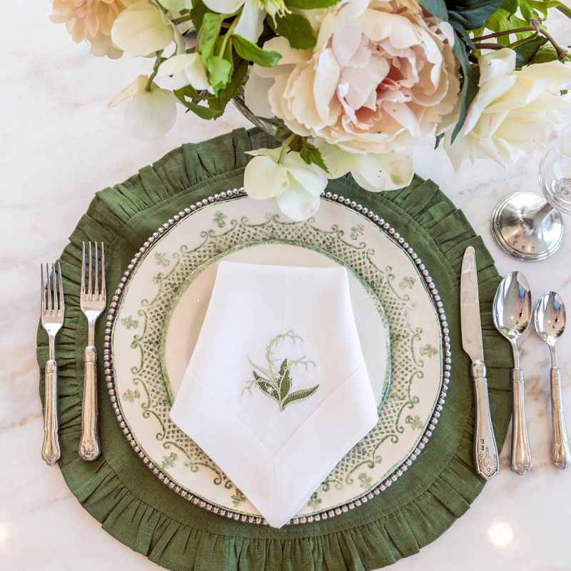 Lily of the Valley Large Napkin - New