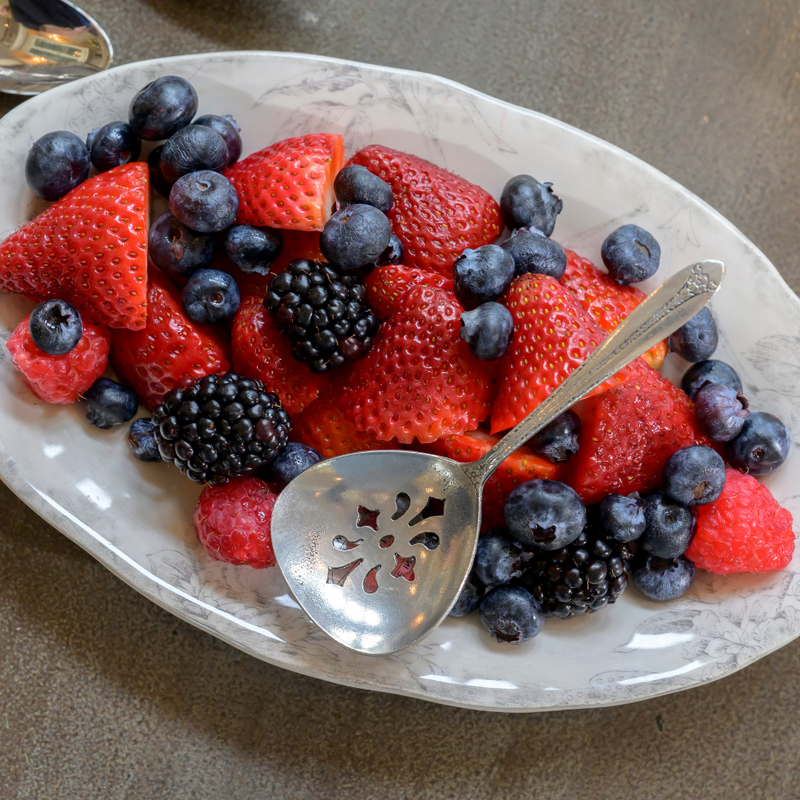 Vintage Slotted Charcuterie Spoon