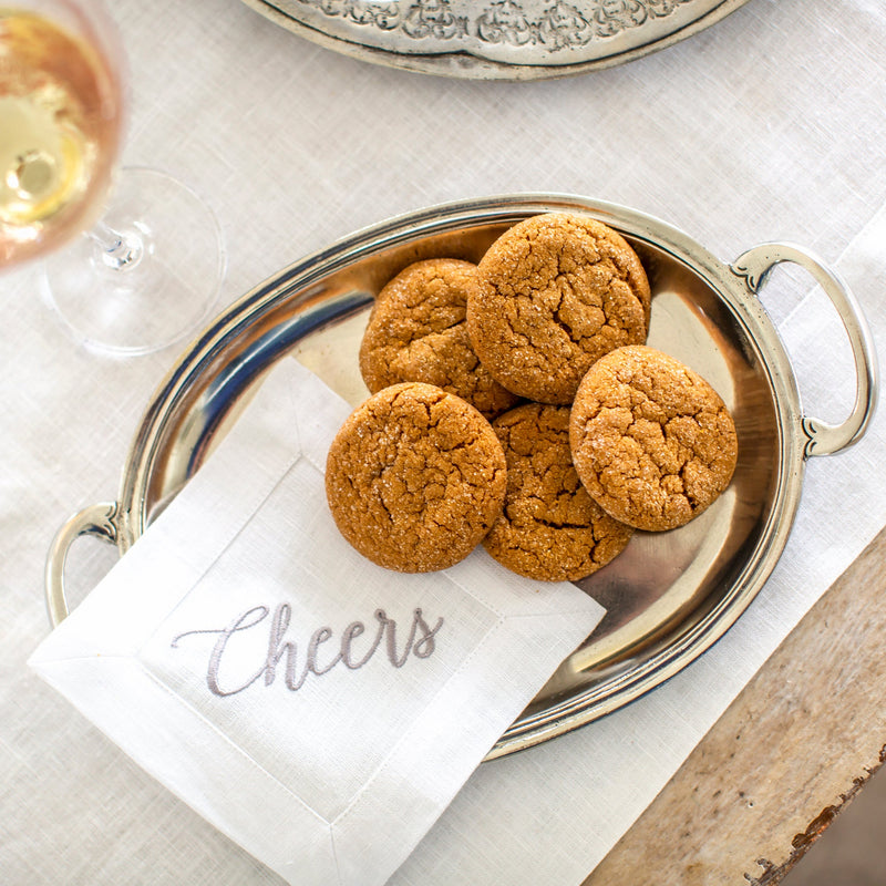 Cheers Linen Cocktail Napkin Set