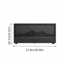 LED Flame Effect Aromatherapy Diffuser – Essential Oil Humidifier with Remote Control for Home & Office