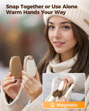 Cute Bear Rechargeable Hand Warmers – 2-Pack Reusable Electric Pocket Heater, Magnetic, Portable for Kids, Teens & Adults, Perfect Gift for Outdoor, Camping & Winter