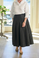 Darcy White Heavy Taffeta Top - New