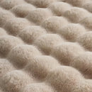 Chic Soft Bubble Plush Faux Fur Blanket | Ultra-Cozy Decorative Throw for Bed, Couch & Living Room | Lightweight, Warm & Washable for All-Season Comfort