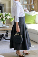 Darcy White Heavy Taffeta Top - New