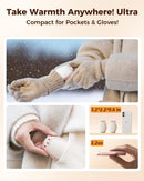 Cute Bear Rechargeable Hand Warmers – 2-Pack Reusable Electric Pocket Heater, Magnetic, Portable for Kids, Teens & Adults, Perfect Gift for Outdoor, Camping & Winter
