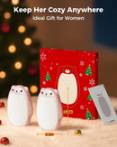Cute Bear Rechargeable Hand Warmers – 2-Pack Reusable Electric Pocket Heater, Magnetic, Portable for Kids, Teens & Adults, Perfect Gift for Outdoor, Camping & Winter
