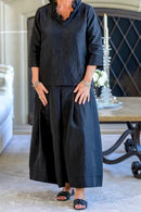 Darcy Black Taffeta Top - New